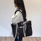 Black Bow Puffer Tote