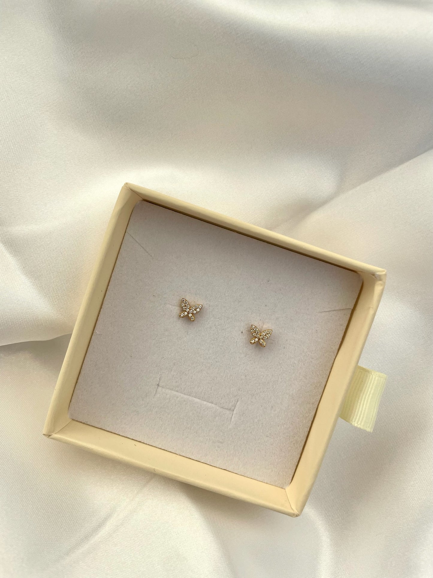 Butterfly Stud Earrings - PLY Studios x Yuyan